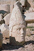 Nemrut Dagi Milli Parki, the tomb of King  Antiochos I, west terrace